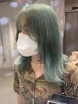 エル スタジオ 心斎橋店(L STUDIO)&nbsp;PAIL GREEN ダブルカラー ハイトーン ケアブリーチ