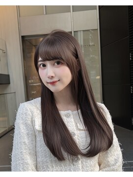 王道ロングレイヤー/チョコレートブラウン/新宿