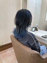 メルク(merc)&nbsp;レイヤー ボブ ショート インナーカラー 韓国