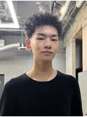 スパイキーショート/アップバング/フェード/mem's/眉毛