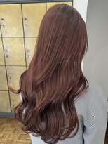 ヘアーアイスカルテット(HAIR ICI QUARTET)&nbsp;春カラー/ピンクベージュロング×透明感艶カラー20代30代