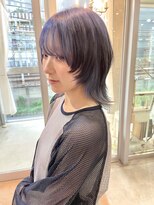 アスティブランシュ(Asti blanche) アイスブルー×ブラック_デザインカラー/ルーツカラー