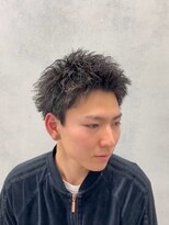 ルースト 南堀江店(ROOST)&nbsp;MEN'S/リバースセンターパート/ニュアンスパーマ/南堀江