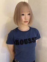Maison cope'u 梅田 ブリーチ/ケアブリーチ/ブリーチデザイン/ブリーチカラー&nbsp;ミルクティー