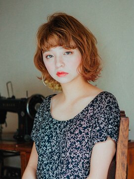 ナウラ(Naurra) くびれウェーブボブ/20代/30代/40代/倉敷水島