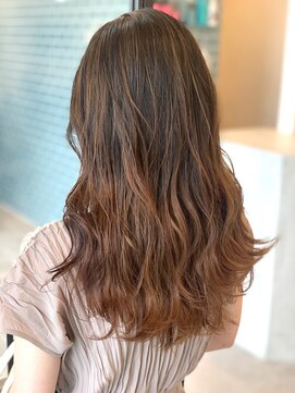 フェーディン(fa/din) ナチュラルバレイヤージュハイライトベージュ