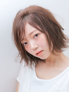 カラーワールド カンナヘアーメゾン(color world canna hair maison) 【豊中　庄内canna】ナチュラル外はねボブ20代30代40代