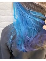 イエナ 渋谷(IENA)&nbsp;ターコイズ×パープル　グラデーション