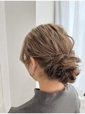 結婚式ヘアアレンジ/シニヨン