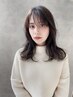 カット+透明感カラー+前髪縮毛矯正