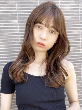 アイティーバイアルバム 松戸店(IT by ALBUM) 韓国風くびれヘア_グレージュカラーボブウルフ_38722