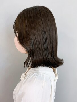 アイティー バイ アルバム 中野店(IT by ALBUM) カーキグレージュ_チェリーブラウンフェミニンロング_ba405731