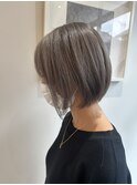 ボブ&シルバーグレージュ
