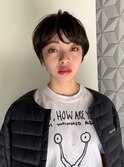 ハイトーンカラー×ミルクティーアッシュ×マッシュパーマ×ボブ