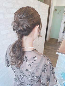 ヘアグレース レフア(hair grace Lehua) ゆるふわ無造作ヘアセット