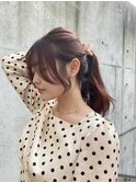 結んでも可愛い