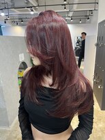 メリー オオサカ(Merly Osaka)&nbsp;ボルドーカラー×バタフライカット