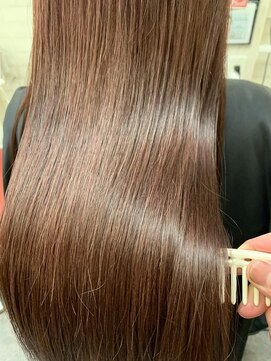 ロマンヤカタ ファース(ROMAN YAKATA fars) 髪質改善 プレミアムカラー 艶サラロング@田代7/27