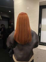 六本木美容室 西麻布店 ハイトーン◎オレンジカラー