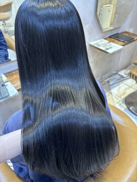 ロンドローズ 名古屋(Lond damaskRose) 顔周り ダブルカラー 名駅 ブリーチ 髪質改善 ボブ 韓国534