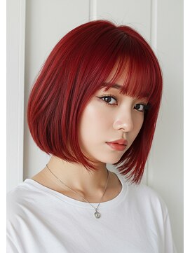 オリノ(olino) 【olino】艶ハイトーン20代30代☆レッド