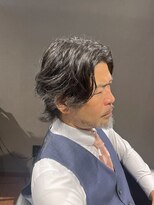 ビーダンディー(Bee dandy)&nbsp;ビジネスツーブロック 前下がりミディアム センターパート