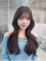 フィヴェント(Fivent)&nbsp;美髪韓国レイヤーイメチェン似合わせワイドバング小顔レイヤー