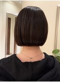 ★美シルエットボブ/黒髪ボブ/フレンチボブ/銀座有楽町/20代30代