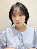 ロンド レグリーズ 立川(Lond leglise)&nbsp;ミニウルフレイヤーカット顔周り前髪韓国ショートボブ/立川