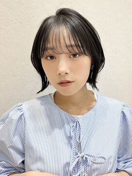 ロンド レグリーズ 立川(Lond leglise) ミニウルフレイヤーカット顔周り前髪韓国ショートボブ/立川