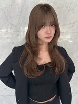 韓国ミディアムレイヤー大人かわいい20代30代40代２WAYバング