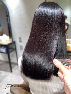 ジル アンク(Jill ankh) 《姫路　Jillankh》縮毛矯正　髪質改善カラー　ピンクパープル