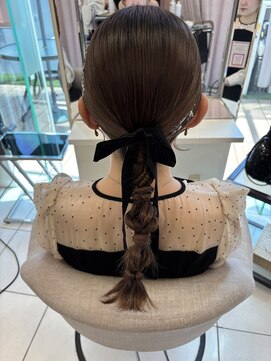 ヘアメイク マリア 福岡天神西通り(hair make MARIA) タイト編みおろし