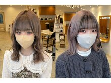 《逆インナーでつくる、あか抜けヘア》外側に仕込むカラーで、動くたび色が映える◎
