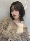 ブリーチなしカラー伸ばしかけヘア簡単スタイリング小顔ヘア