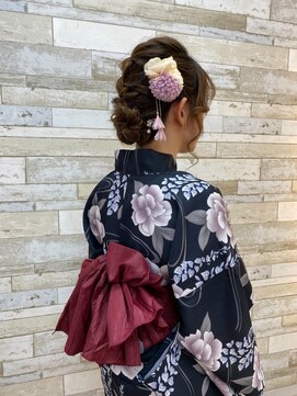 美容室 ジュネス 浴衣☆