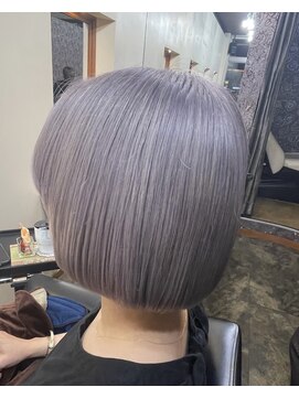 アルグラーテ (Arglarte) 丸みボブ/ラベンダーシルバー