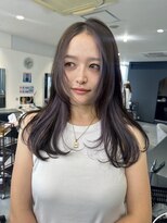 キング(K!ng) ハイライトカラーミルクティーベージュレイヤーカット