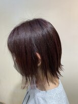 アズールサン 草加西口店(azule-sun)&nbsp;ピンクパープル,艶カラー,くびれボブ