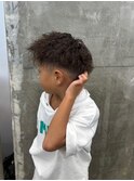 波巻きツイストスパイラルパーマ/フェザーパーマ/眉毛/メンズ