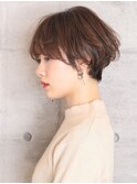 マッシュショート・ニュアンスパーマ・ショートヘア・銀座