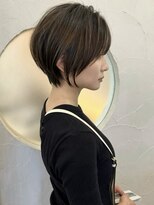 ヘアメイク シンズ レインボー(Hair Make SHIN'S RAINBOW)&nbsp;ショートボブ/大人巻き/ぷつっとボブ/ナチュラルモード/高松