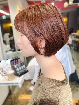 マノ 千歳烏山(MaNO) 〈a17〉ショート韓国ボブハイライト髪質改善ブリーチ前髪20.30代