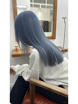 ディーエヌエー バイ エゴル(DiNA by ENGOL) 【田中莉香】縮毛矯から作るブルーカラー