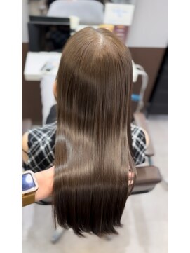 コビーバイジーナ 梅田茶屋町(Coby by Zina) 透明感ベージュ×髪質改善ストレート