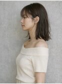 20代/モテ髪/小顔カット/薄めバング/イメチェン/大人可愛い/上田