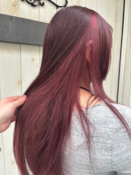 グランアージュ 北千住(grandage) 可愛いロングのインナーカラー