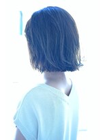 ルーナヘアー(LUNA hair) 『京都ルーナ』切りっぱなし×ツーブロックボブ【草木真一郎】