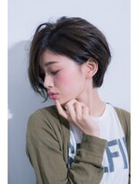 アーティスト 新宿アックス店(artist)&nbsp;デザインカラー耳かけショートボブ☆☆artistAX新宿店新宿東口