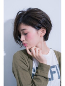 アーティスト 新宿アックス店(artist) デザインカラー耳かけショートボブ☆☆artistAX新宿店新宿東口